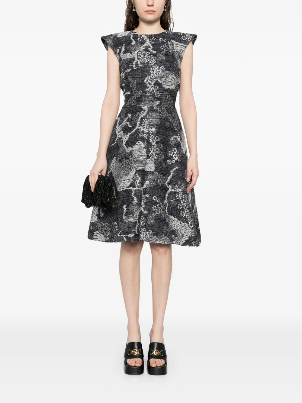 Tweed Knee-Length Dress