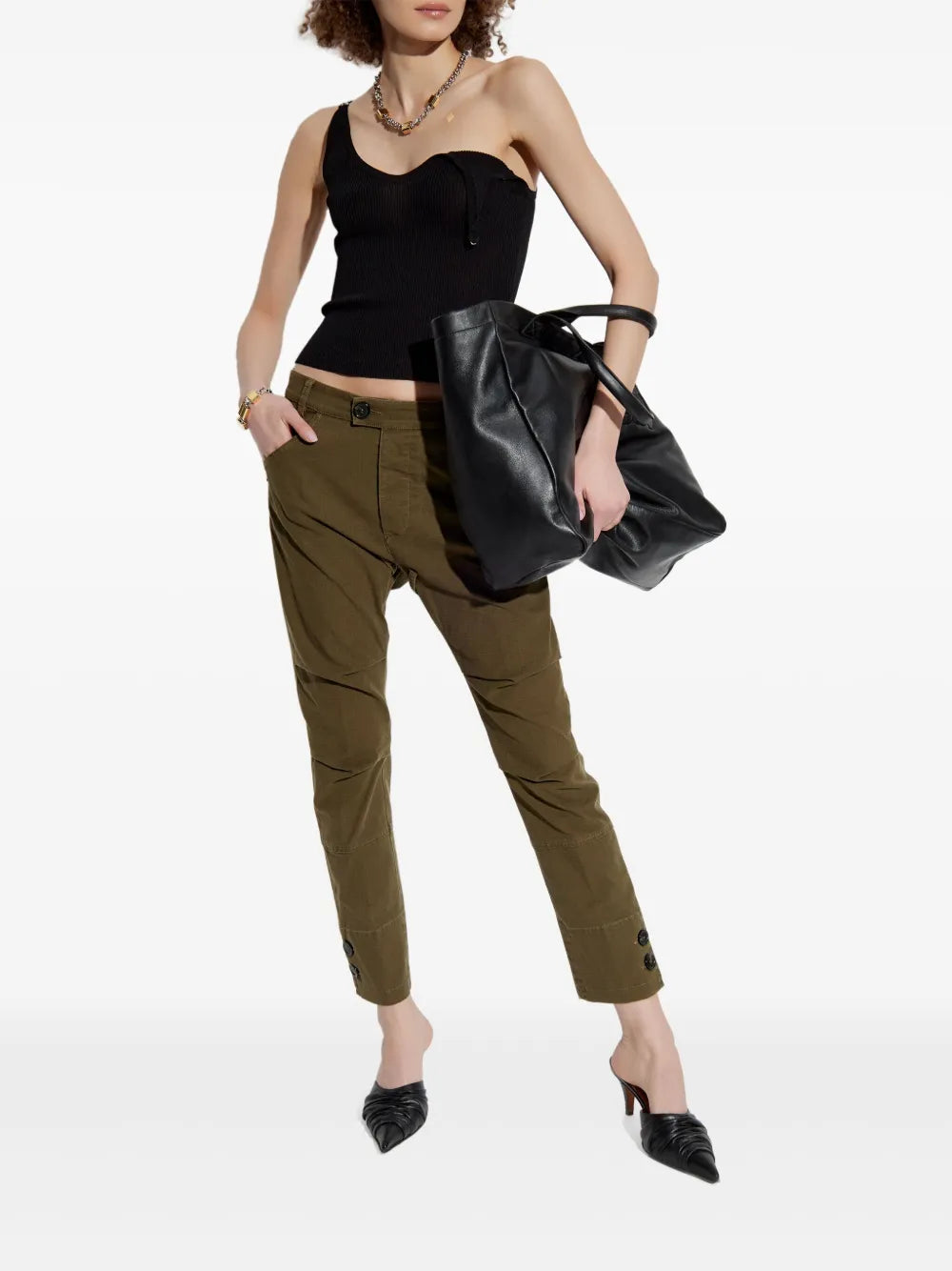 Folded-Panel Trousers