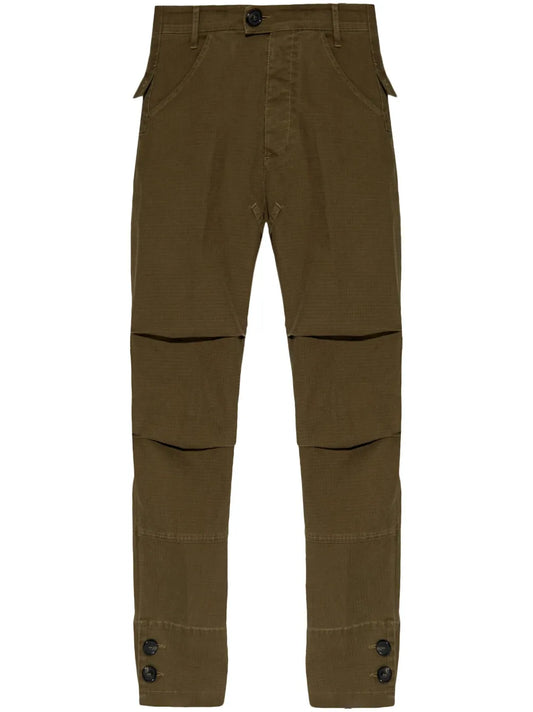 Folded-Panel Trousers
