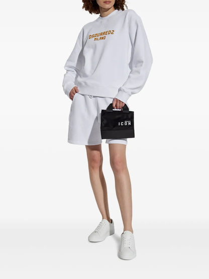 Printed Track Shorts