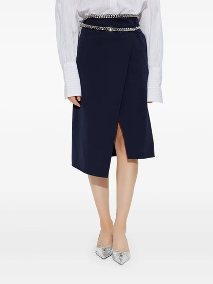 Chain-Embellished Skirt