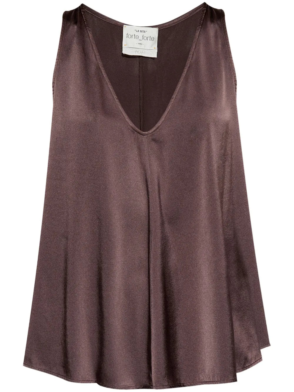 V-Neck Silk Blouse