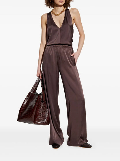 V-Neck Silk Blouse