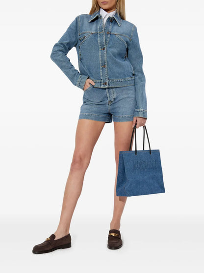 Buttoned Denim Jacket
