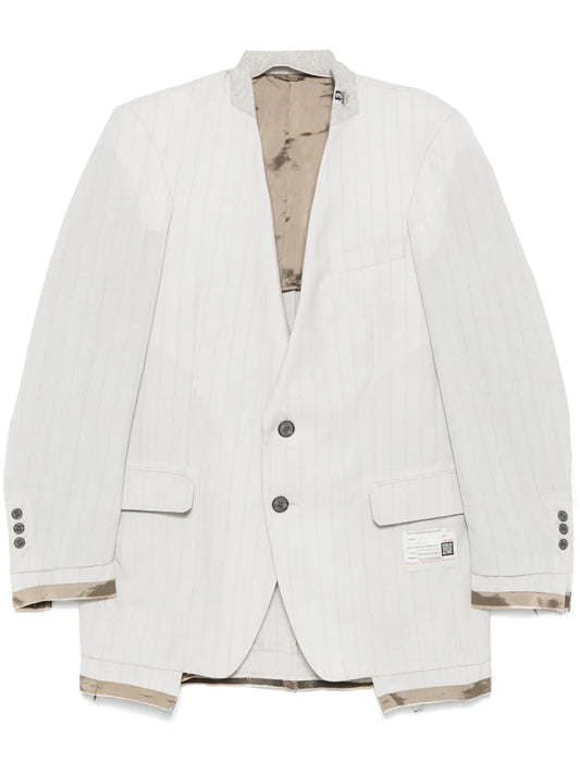 Striped Wool Blazer