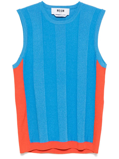 Ribbed-Knit Vest