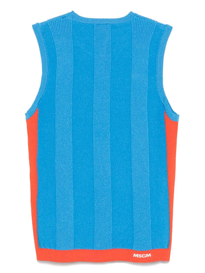 Ribbed-Knit Vest