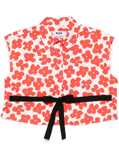 Floral-Print Shirt
