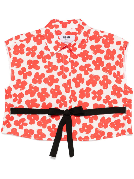 Floral-Print Shirt