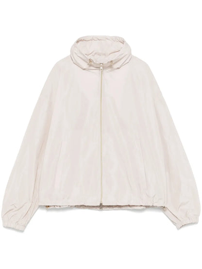 Drawstring-Neck Jacket