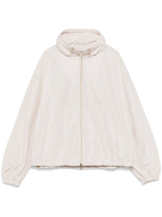 Drawstring-Neck Jacket