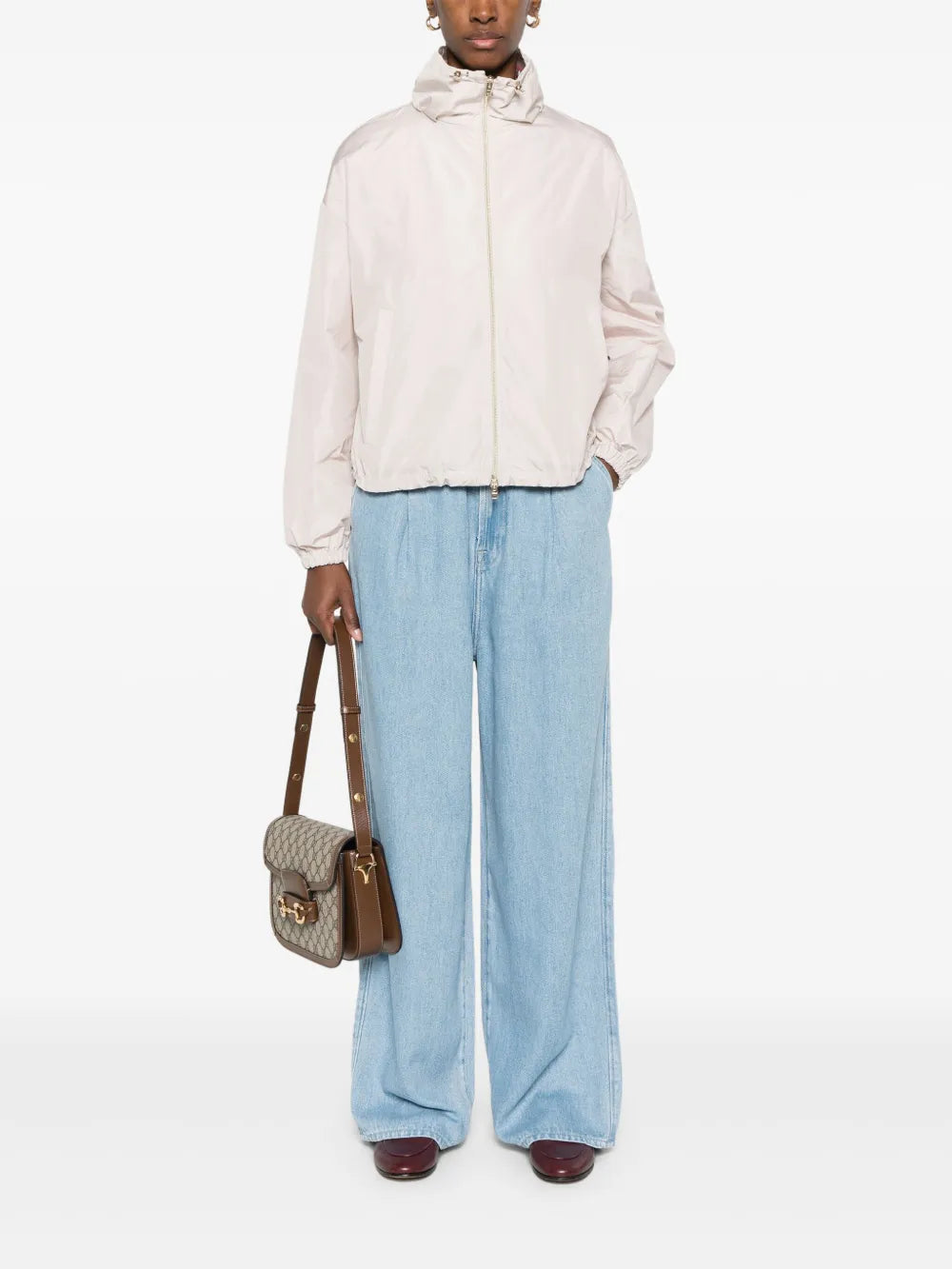 Drawstring-Neck Jacket