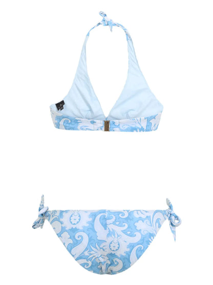 Paisley-Print Bikini