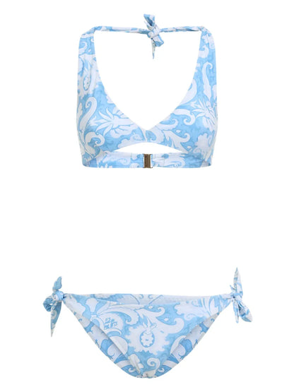 Paisley-Print Bikini
