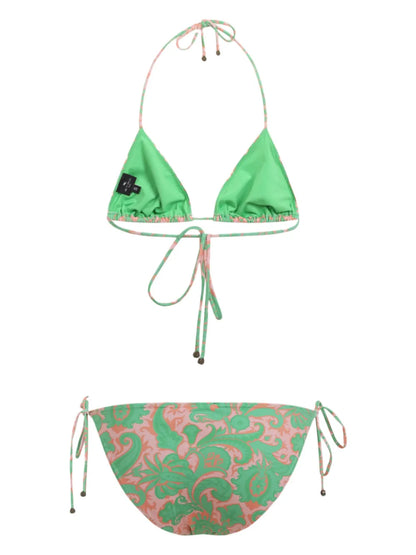 Paisley-Print Bikini