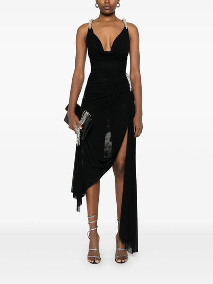Draped Maxi Dress