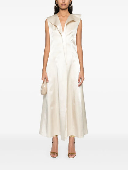Satin Midi Dress