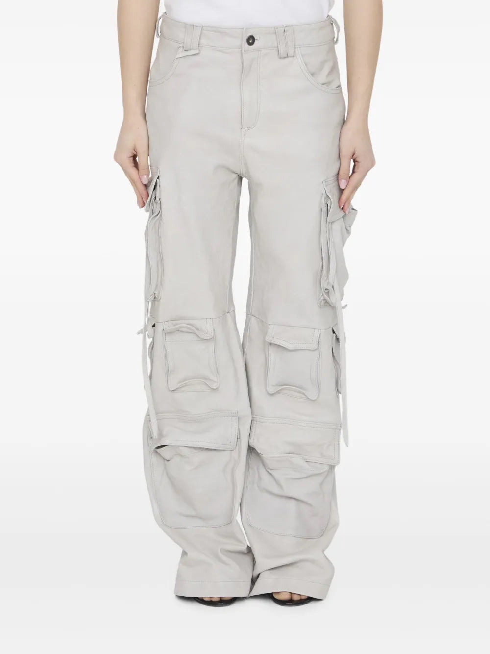 Leather Cargo Pants