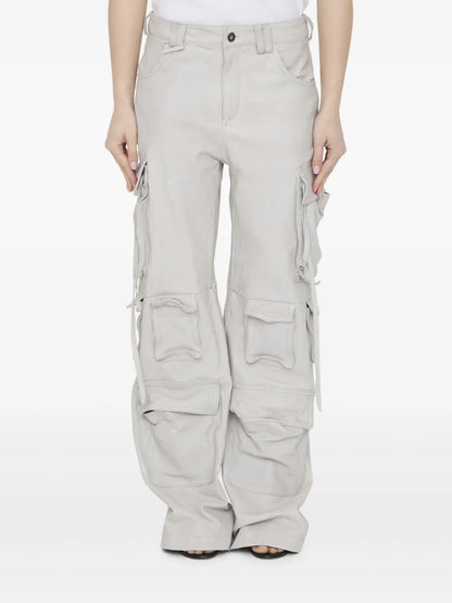 Leather Cargo Pants