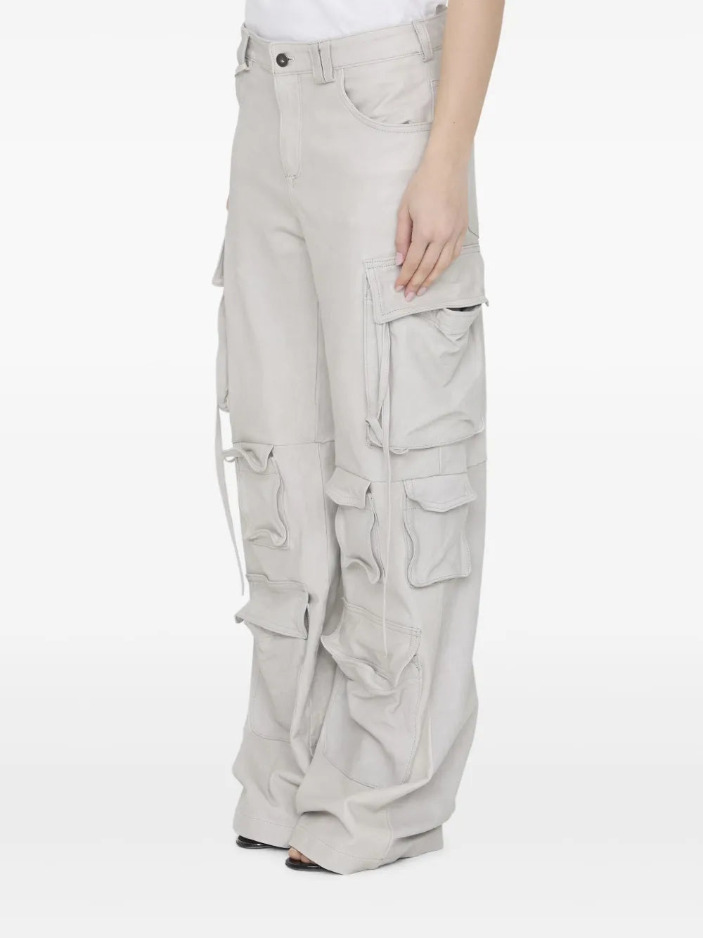 Leather Cargo Pants