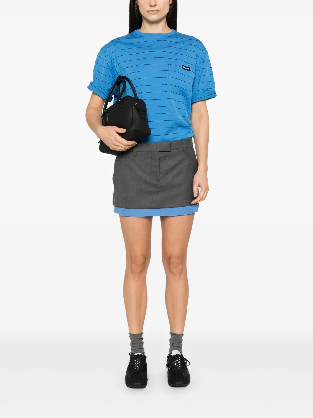 Layered Mini Skirt