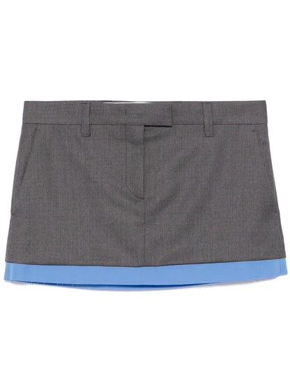 Layered Mini Skirt