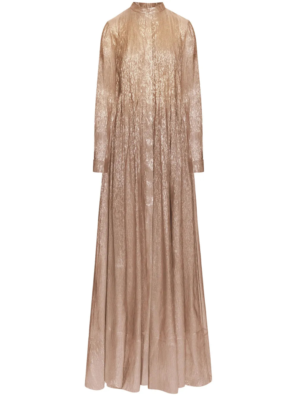 Metallic Shirt Gown