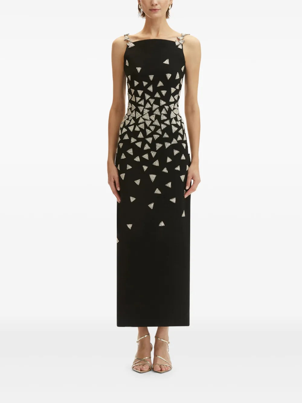 Crystal-Embellished Maxi Dress