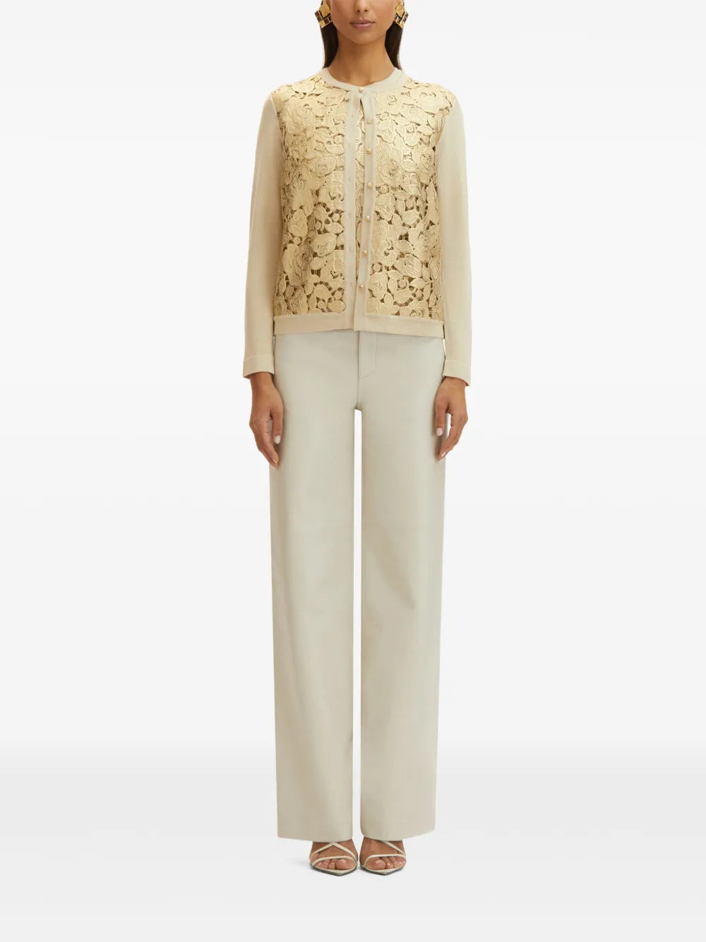 Foil English Rose Cardigan