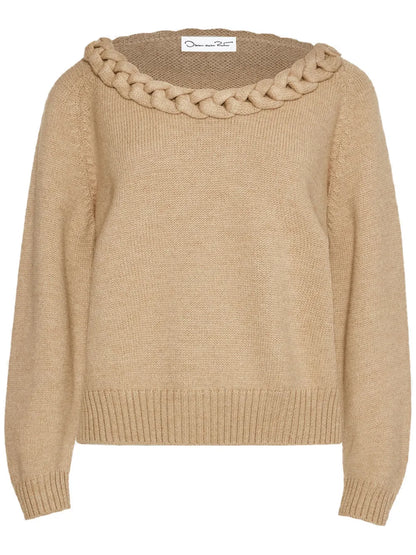 Braided Neck Jumper