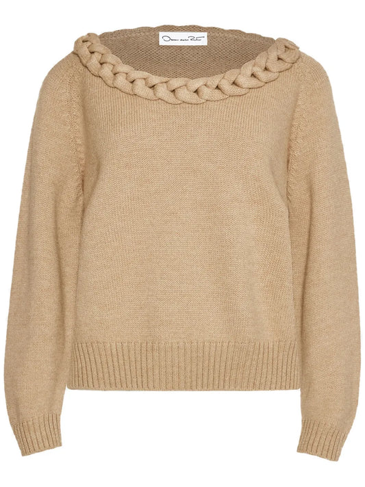 Braided Neck Jumper