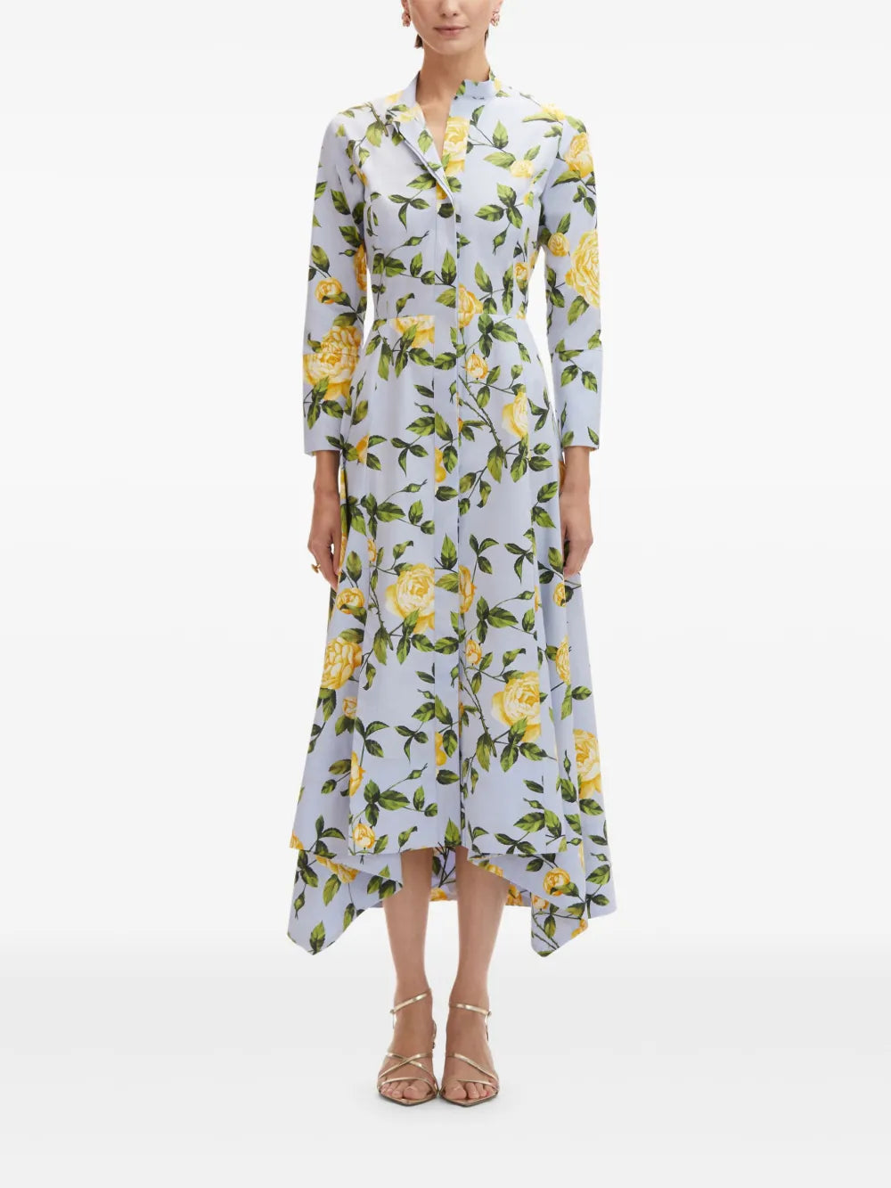 English Rose Shirt Dress