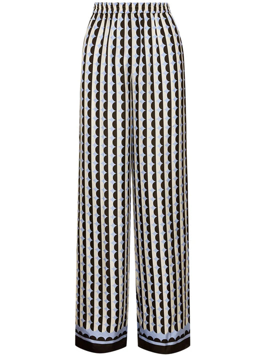 Geometric Pattern Trousers