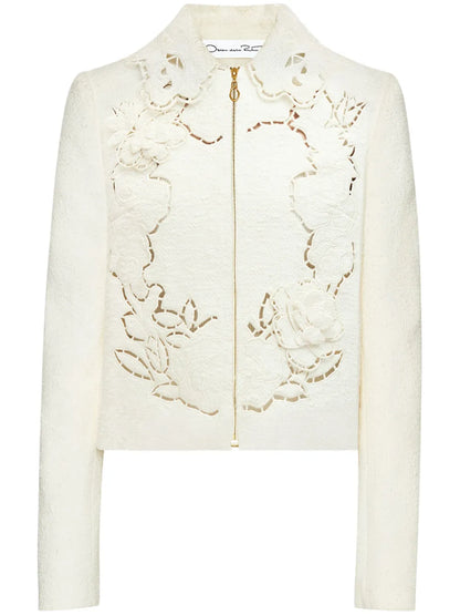 Rose Cut-Out Jacket