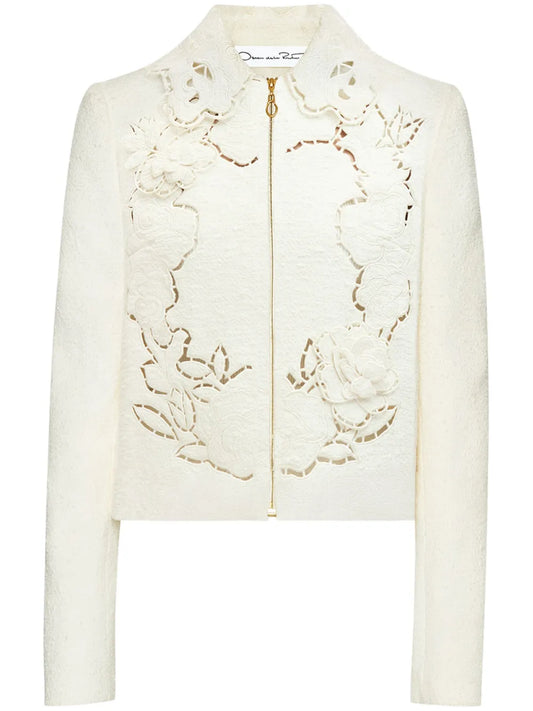 Rose Cut-Out Jacket