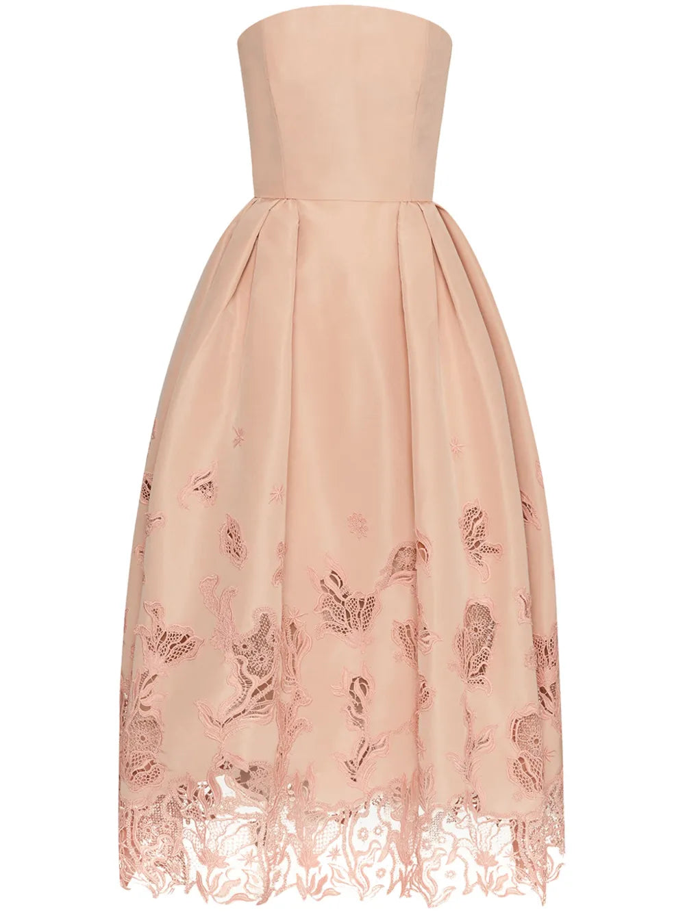 Guipure-Lace Midi Dress