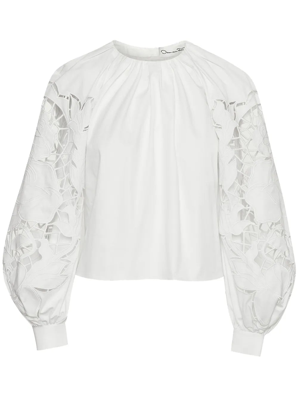 English Rose Cut-Out Poplin Blouse