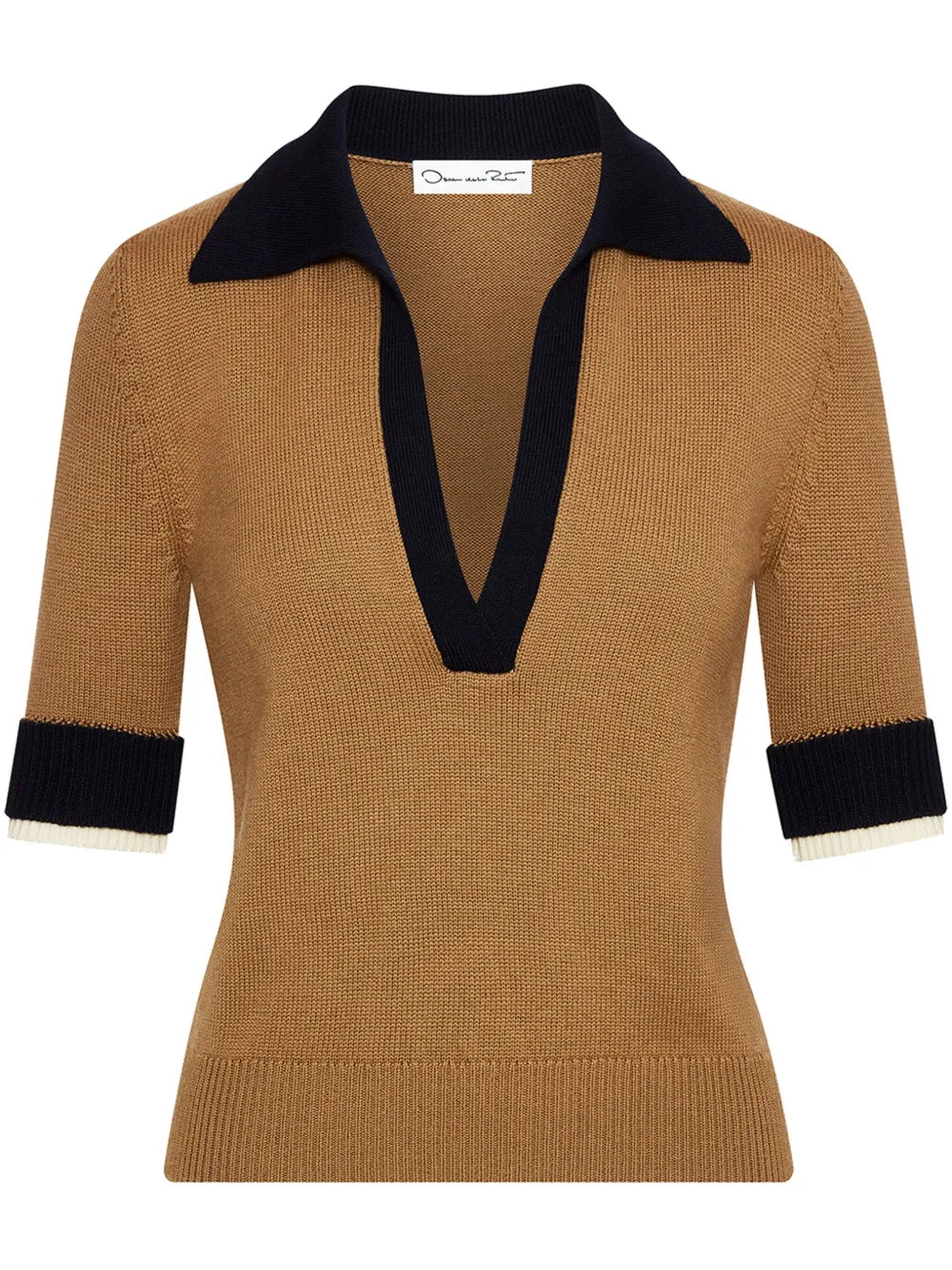 Colour-Block Polo Top