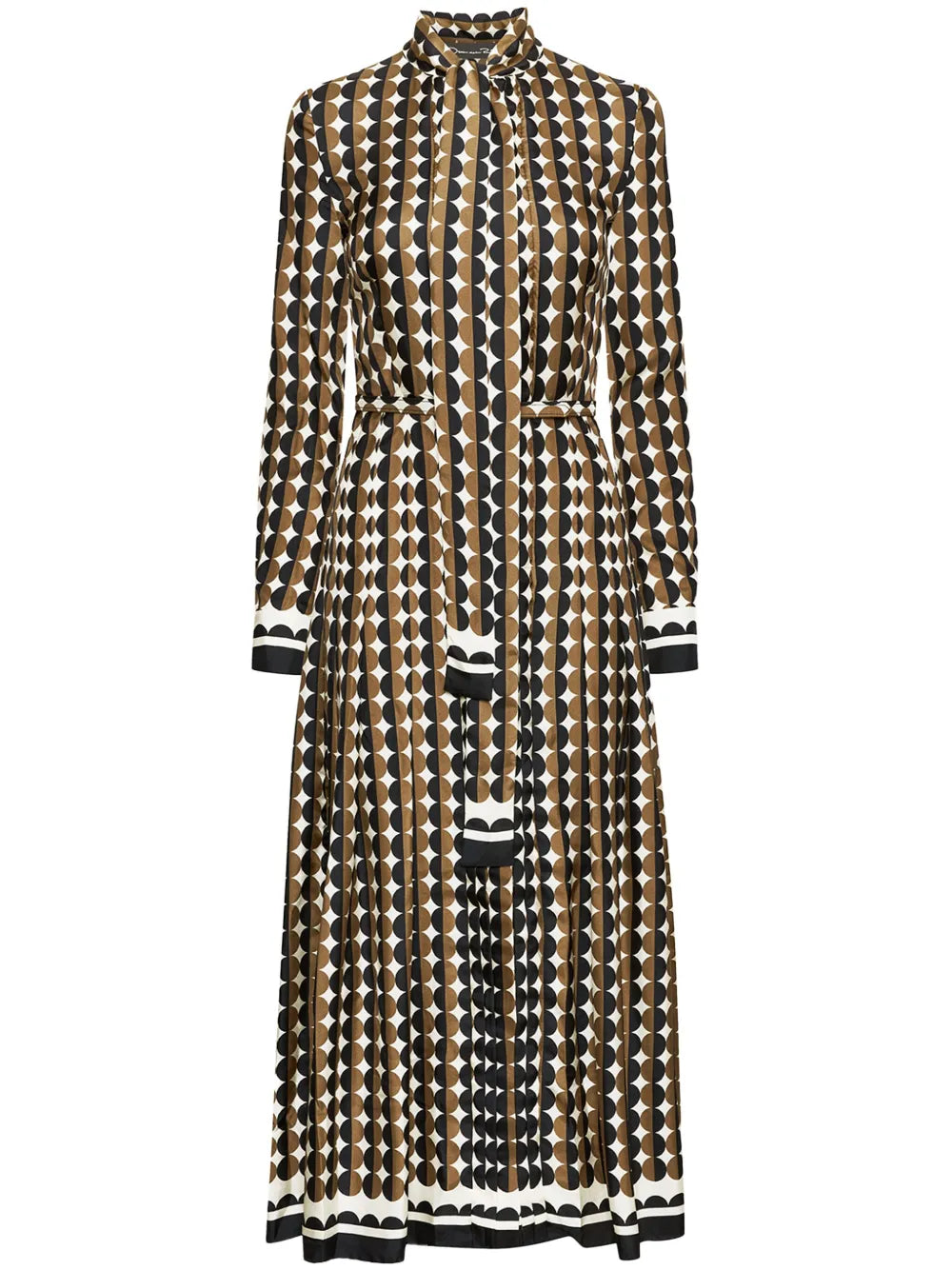 Geometric Pattern Shirt Dress