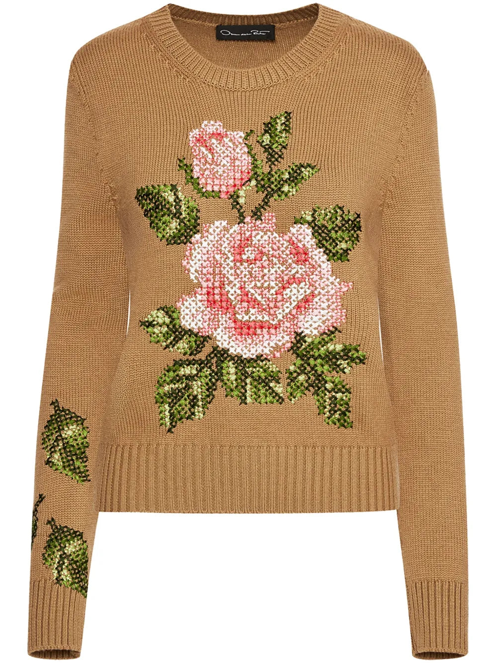 English Rose Embroidered Jumper