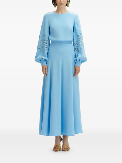 Flared Maxi Skirt