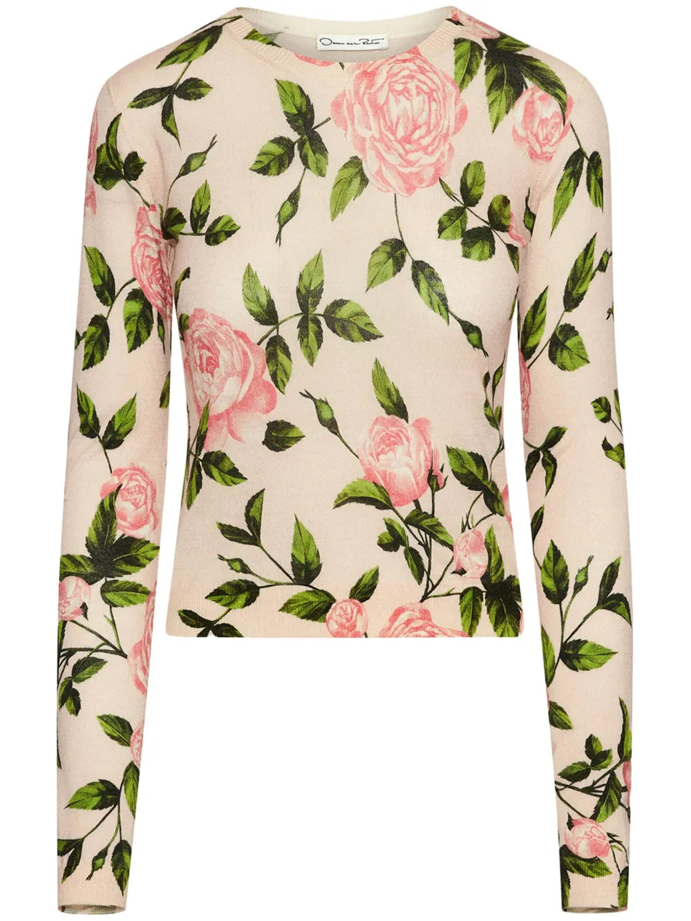 English Rose Print Jumper