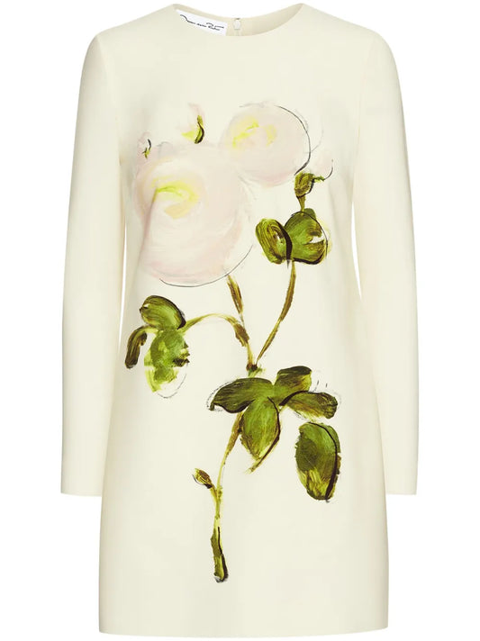 Painted Roses Mini Dress