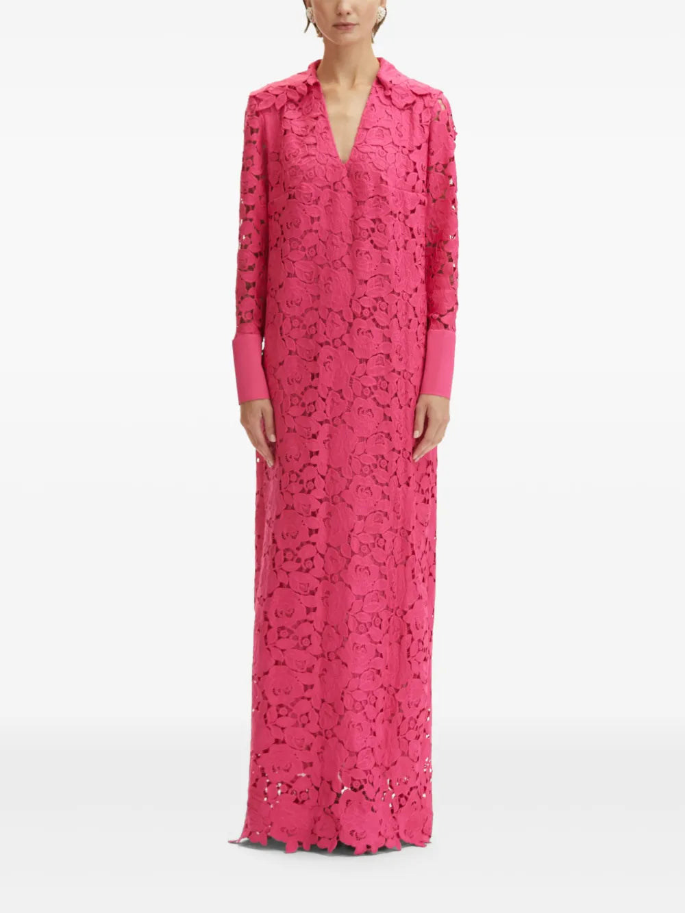 Guipure-Lace Gown