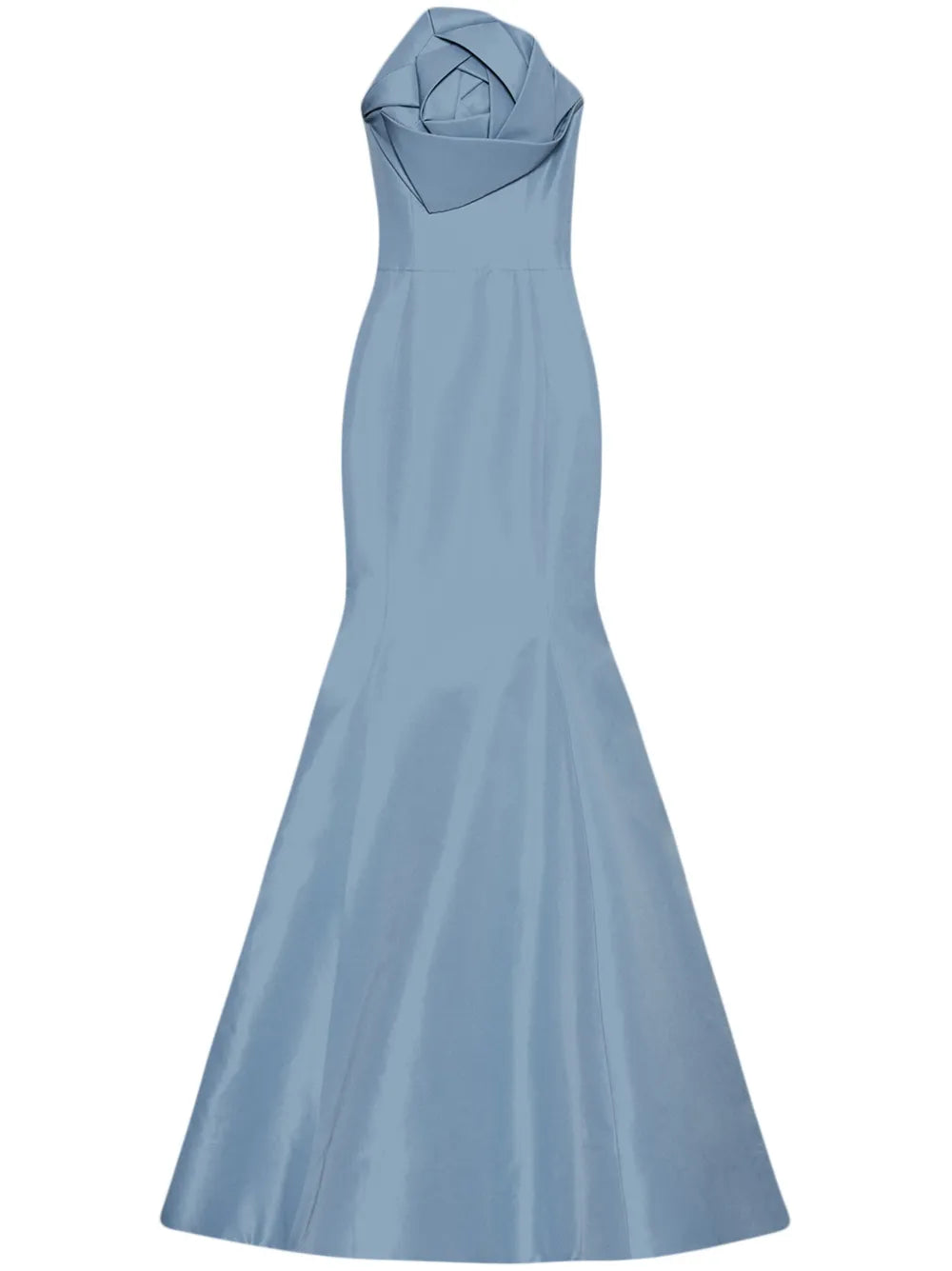 Rose-Motif Trumpet Gown