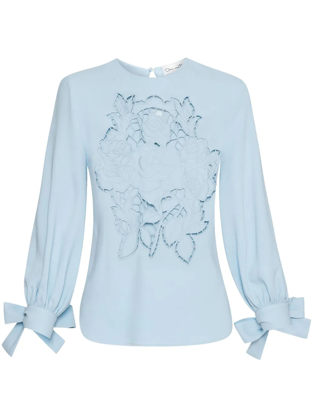 English Rose Cut-Out Georgette Blouse