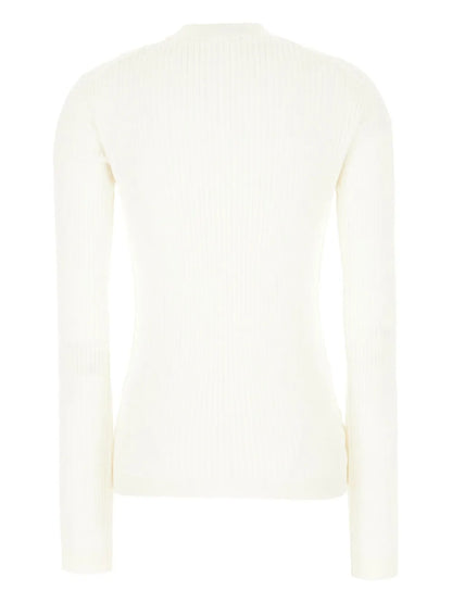 Embroidered-Logo Sweater