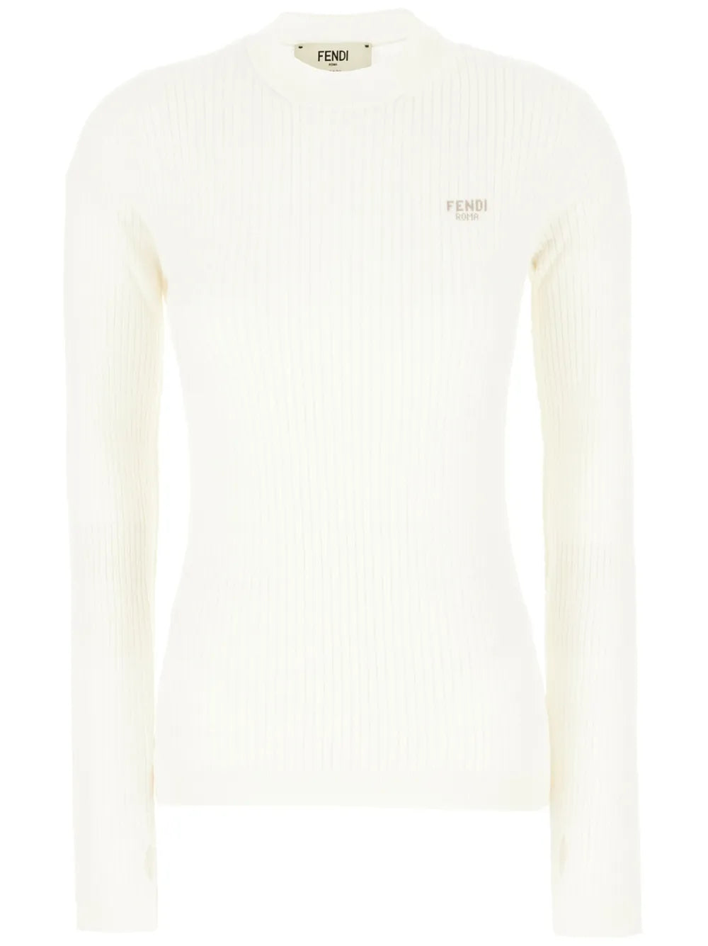 Embroidered-Logo Sweater