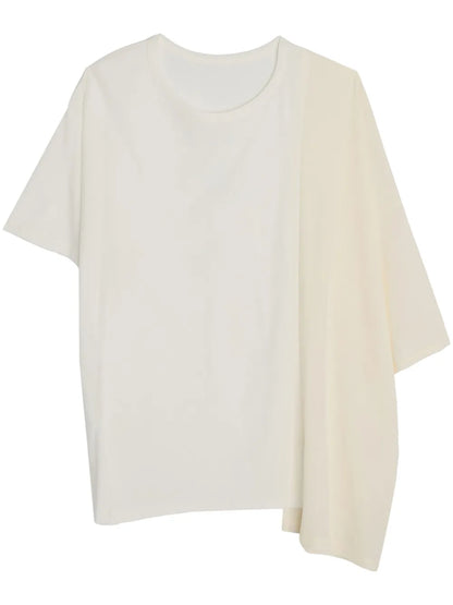 Asymmetric Cotton T-Shirt