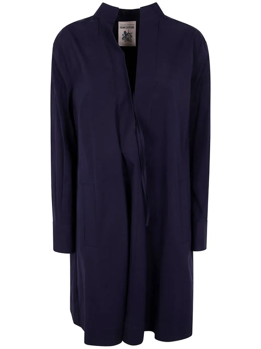Long-Sleeve Midi Dress